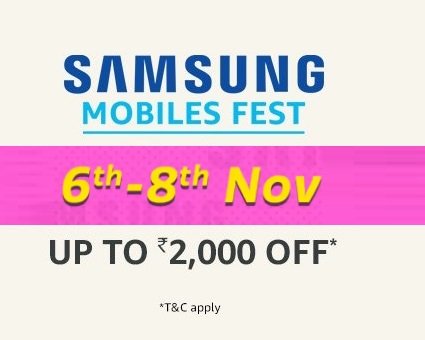 India Desire : Flipkart Samsung Mobiles Fest : Get Upto Rs 2000 Off On Samsung Phones